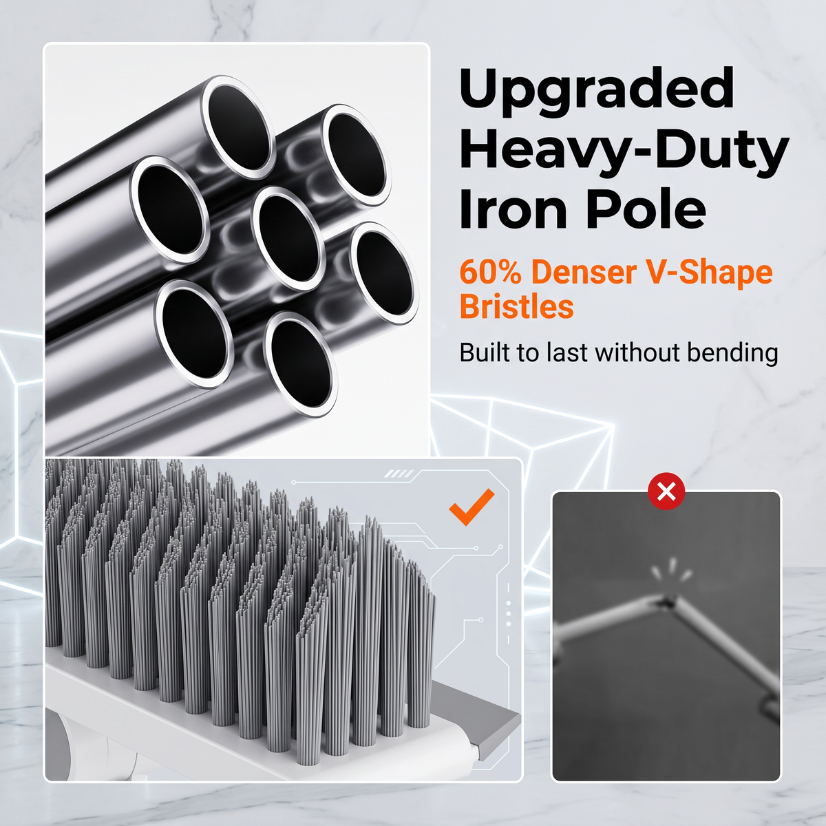 🔥LAST DAY SALE-50% OFF🎁3-In-1 Multi-Function Rotating Crevice Cleaning Brush